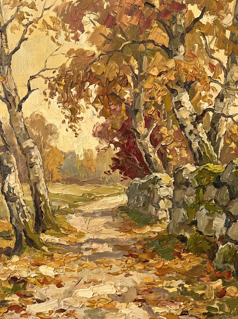 Autumn Countryside - Quill & Folio Originals oil painting